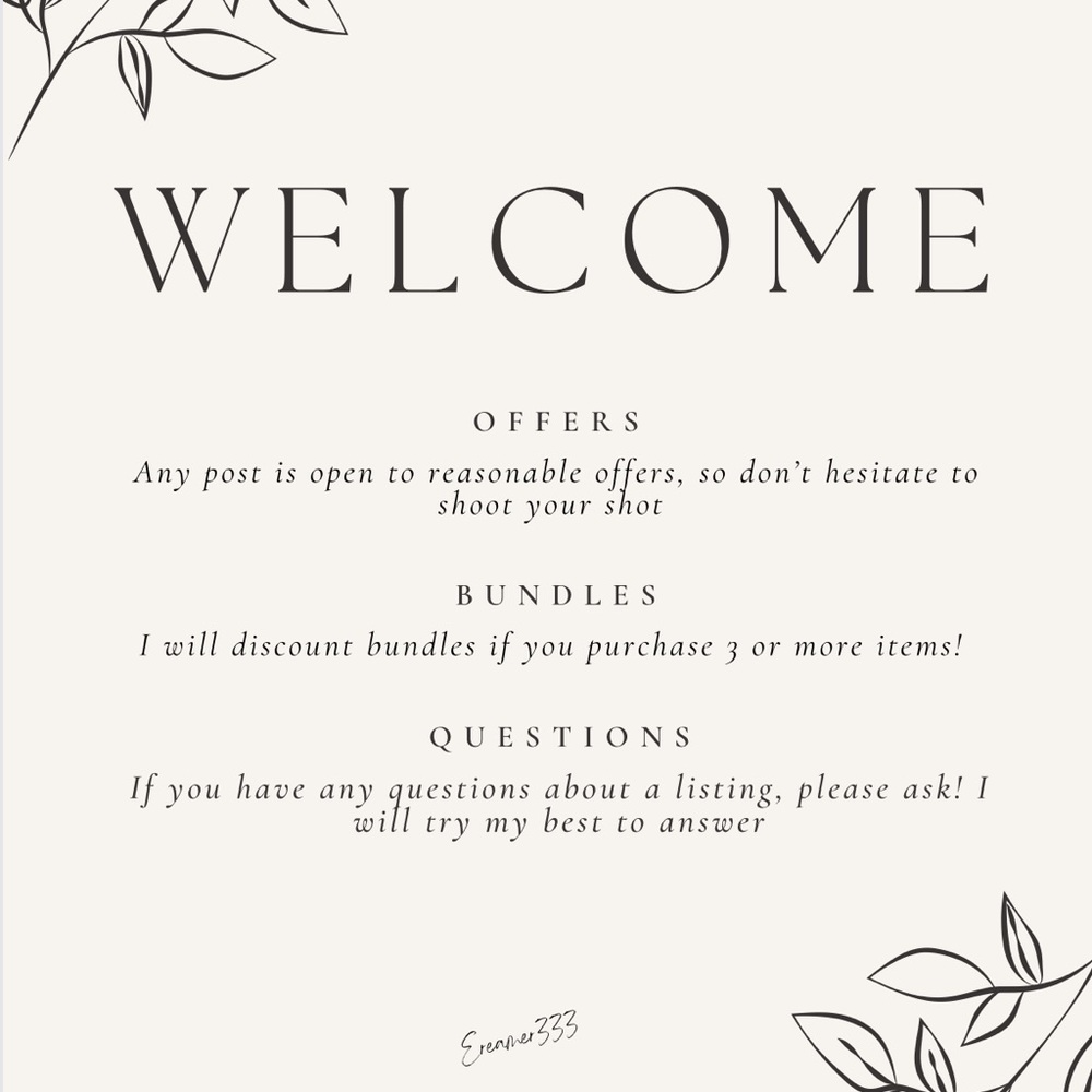Hi everyone and welcome to my closet!